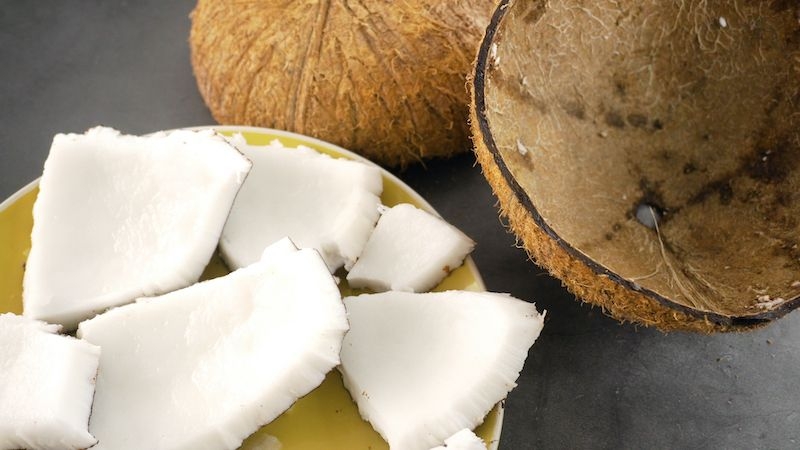 The special uses of Dry coconut